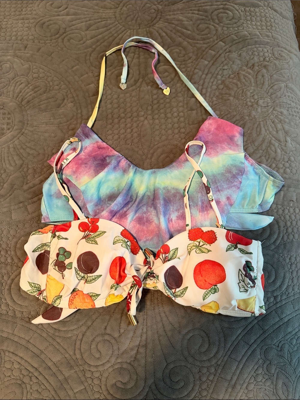 2 Wildfox Bikini Tops - Multicolor